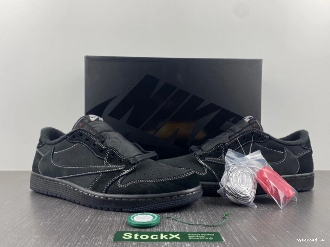 Retro Travis Phantom" Scott 1 Jordan DM7866-001 Air Air Jordan Black Low x 0911